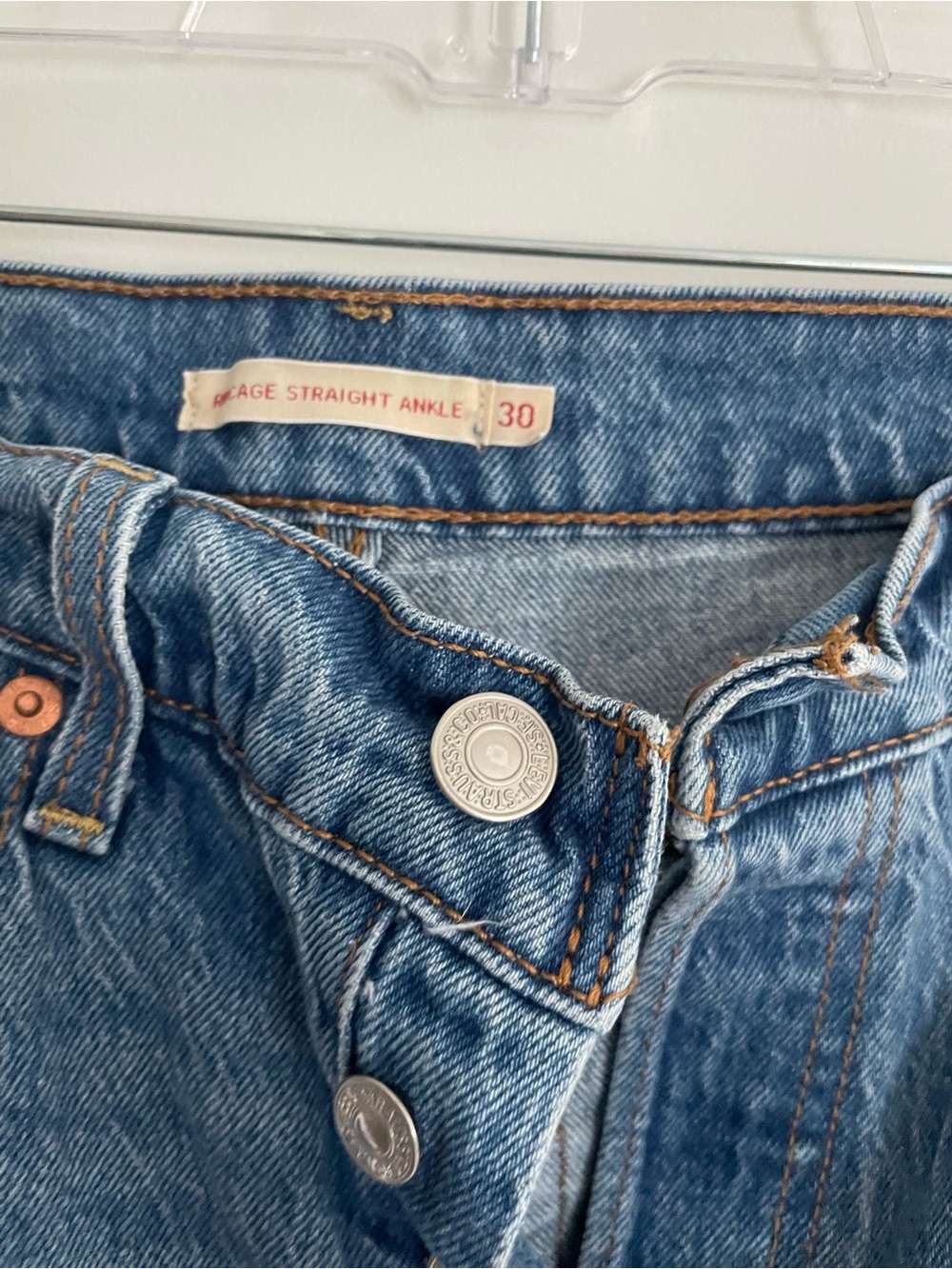 Levi Vintage Straight Ankle Blue Women’s Jeans